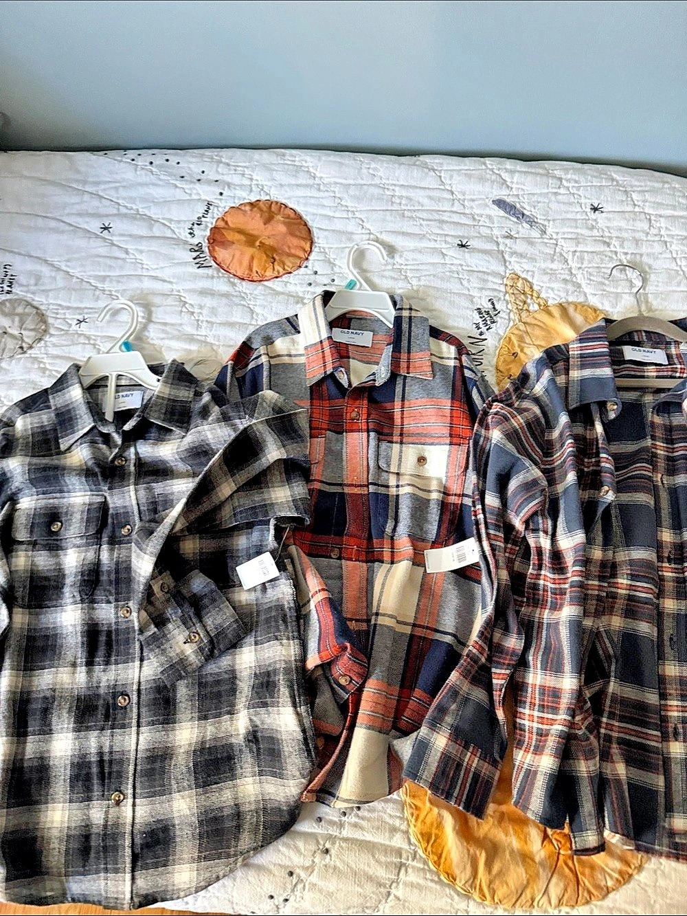 Bundle of 3 Old Navy Boys size 10-12 Flannels with tags